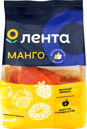 Цукаты ЛЕНТА Манго, 140г, картинка