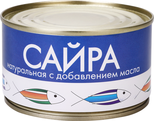 Сайра Тихоокеанская, 230–250г, детальное фото