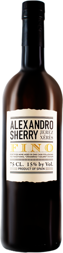 Вино крепленое ликерное марочное ALEXANDRO Fino, 0.75л