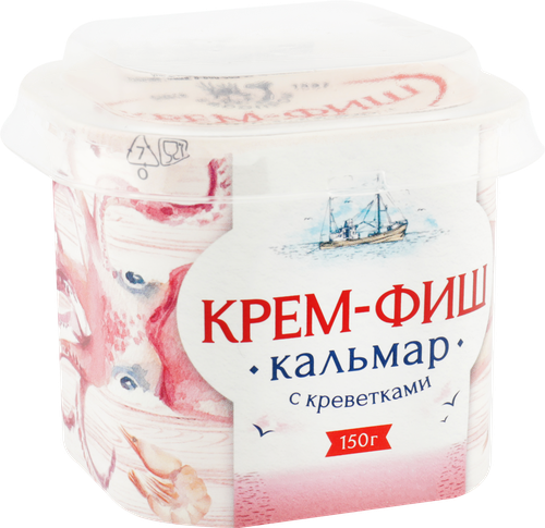 Паста КРЕМ-ФИШ Кальмар-креветка, 150г, фото