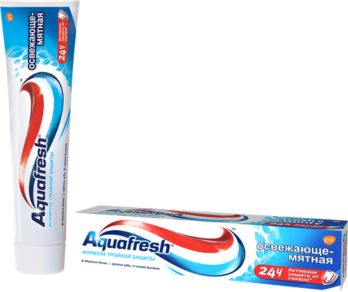 Зубная паста AQUAFRESH Total Care Освежающе-мятная, 100мл, вид