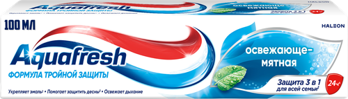 Зубная паста AQUAFRESH Total Care Освежающе-мятная, 100мл, картинка