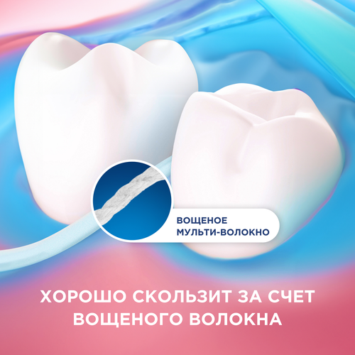 Зубная нить ORAL-B Essential Floss вощеная мятная, 50м, вид