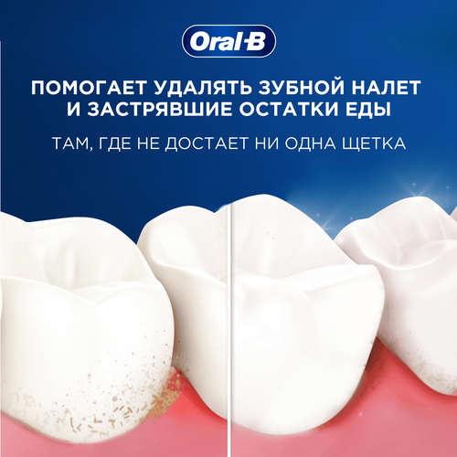 Зубная нить ORAL-B Essential Floss вощеная мятная, 50м, детальное фото