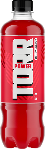 Напиток POWER TORR Red Ягодно-фруктовый микс, тонизирующий, газированный, 0.5л, фотография
