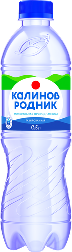 Вода минеральная КАЛИНОВ РОДНИК газированная, 0.5л, фото