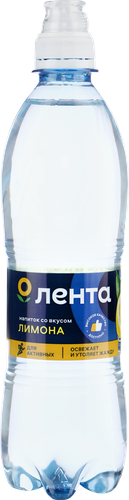 Напиток ЛЕНТА со вкусом лимона негазированный, 0.5л, детальное фото