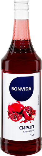 Сироп BONVIDA со вкусом Гренадин, 1л, вид