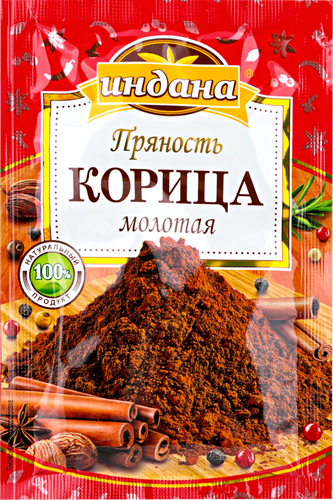 Корица ИНДАНА молотая, 15г, крупный план