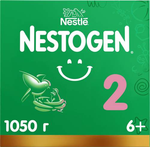 Смесь детская NESTOGEN 2, с 6 месяцев, 1050г, вид