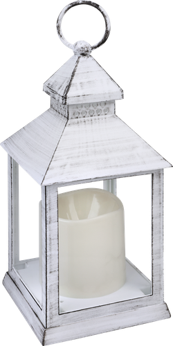 Фонарь HOMECLUB Сканди 24см, со светодиодной LED-свечой, IP20 Арт. 201742, фото