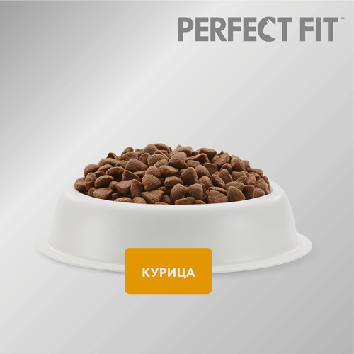 Корм сухой для кошек Perfect Fit с курицей для стерилизованных, 2.5кг, вид