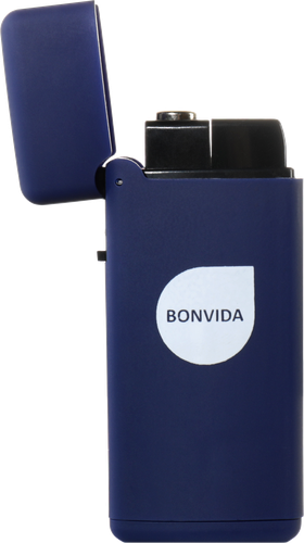 Зажигалка BONVIDA Турбо газовая заправляемая с крышкой/Luxlite turbo, картинка