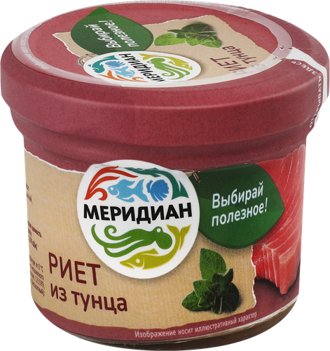 Риет МЕРИДИАН из тунца, 100г, детальное фото