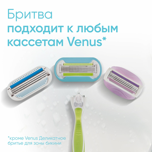 Кассеты сменные для бритья GILLETTE Venus Embrace Extra Smooth, 6шт, крупный план