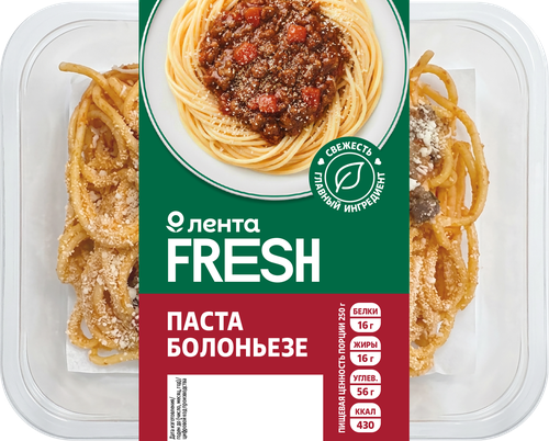 Паста Болоньезе ЛЕНТА FRESH, 250г, картинка