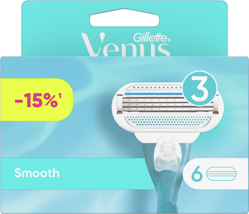 Кассеты сменные для бритья GILLETTE Venus Smooth, 6шт, изображение