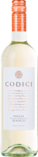 Вино CODICI Bianco Апулия IGT белое полусухое, 0.75л