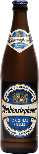 Пиво светлое WEIHENSTEPHANER Original Helles фильтрованное 
пастеризованное 5,1%, 0.5л, изображение