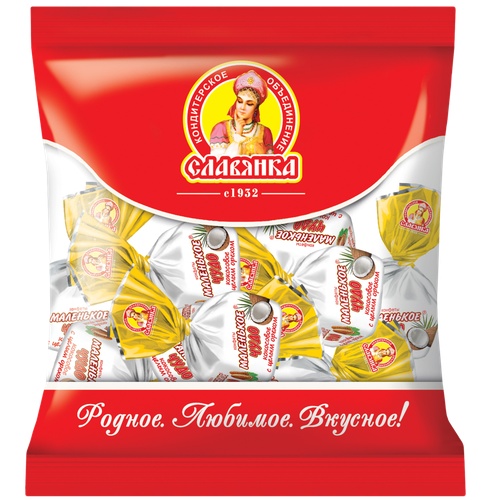 Конфеты СЛАВЯНКА Маленькое чудо кокосовое, 203г, вид
