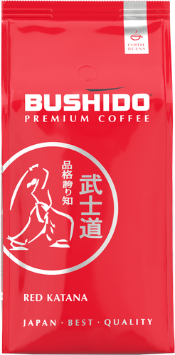 Кофе зерновой BUSHIDO Red Katana, 1кг, вид