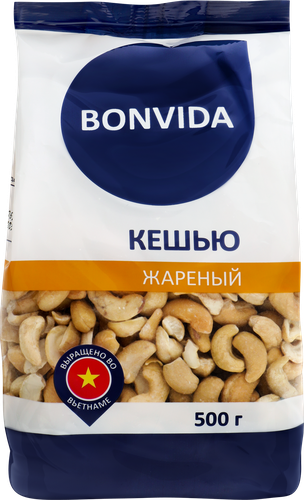 Кешью BONVIDА жареный, 500г, картинка