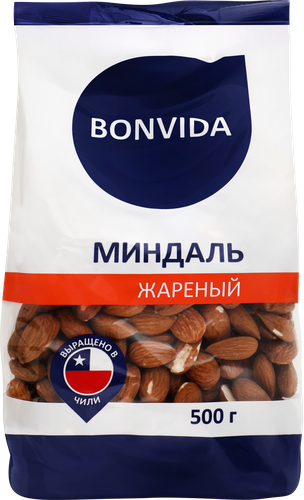 Миндаль BONVIDА жареный, 500г, фотография