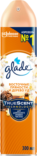 Освежитель воздуха GLADE Восточные пряности и дерево уд, 300мл, изображение