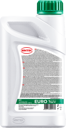 Антифриз SINTEC зеленый G11 Арт. 802558, 1кг, крупный план