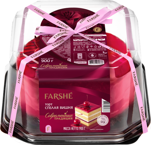Торт FARSHE Спелая вишня, 900г, фотография
