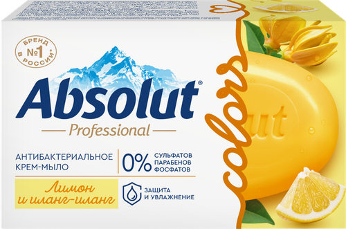 Крем-мыло ABSOLUT Professional Лимон и иланг, 90г, детальное фото