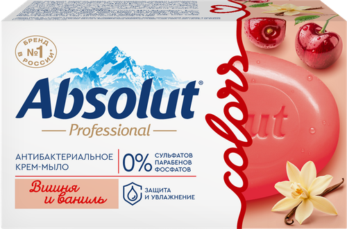 Крем-мыло ABSOLUT Professional Вишня и ваниль, 90г, изображение
