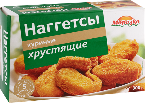 Наггетсы МОРОЗКО Хрустящие куриные, 300г, изображение