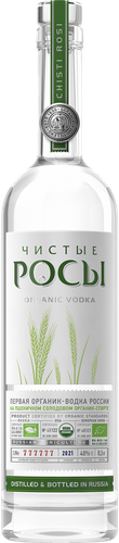 Водка ЧИСТЫЕ РОСЫ 40%, 0.5л, изображение