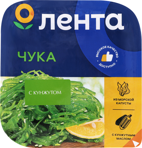 Салат из морских водорослей ЛЕНТА Чука с кунжутом, 100г, изображение