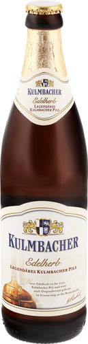 Пиво светлое KULMBACHER Edelherb premium pils фильтрованное пастеризованное, 4,9%, 0.5л, фото
