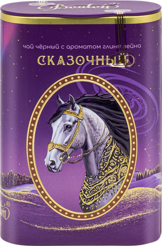 Чай черный БОНТОН Сказочный с ароматом глинтвейна, листовой, 100г, картинка