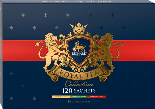 Набор чайный RICHARD Royal Tea Collection Ассорти, 120пак, крупный план