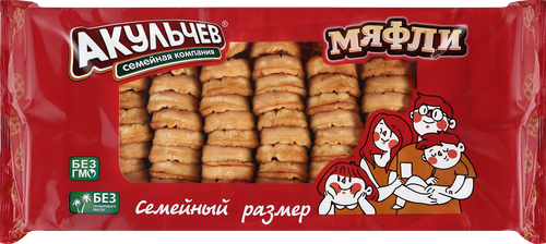 Вафли мягкие АКУЛЬЧЕВ Мяфли, 620г, вид