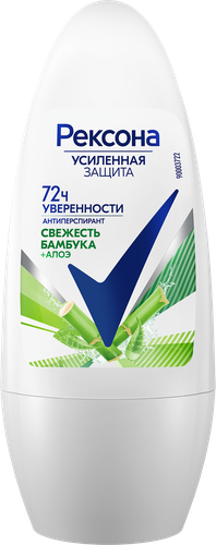 Дезодорант-антиперспирант роликовый женский РЕКСОНА Свежесть бамбука и алоэ вера, 50мл, фото