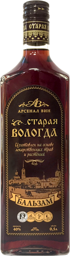 Бальзам СТАРАЯ ВОЛОГДА 40%, 0.5л