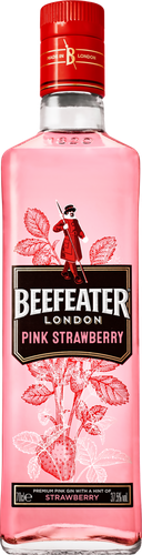 Джин BEEFEATER Pink Strawberry со вкусом клубники 37,5%, 0.7л, фото