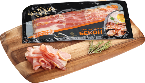 Бекон сырокопченый ЧЕРКИЗОВО ПРЕМИУМ, нарезка, 180г, изображение