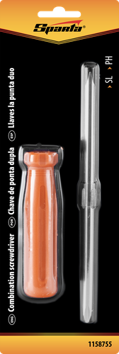 Отвертка комбинированная SPARTA SL6,0/PH2 CS, с пластиковой рукояткой, Арт. 115875, изображение