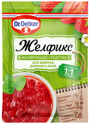 Средство для варенья, джемов и желе DR.OETKER Желфикс 1:1, 20г, фотография