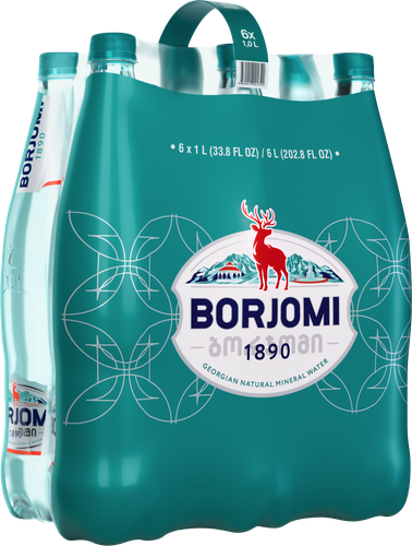 Вода минеральная BORJOMI, 1л, фото