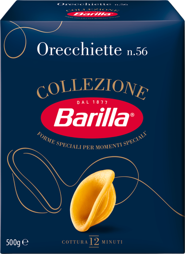 Макароны BARILLA Collezione Orecchiette, группа А высший сорт, 500г, фотография