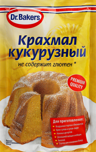 Крахмал кукурузный DR.BAKERS, 100г, изображение