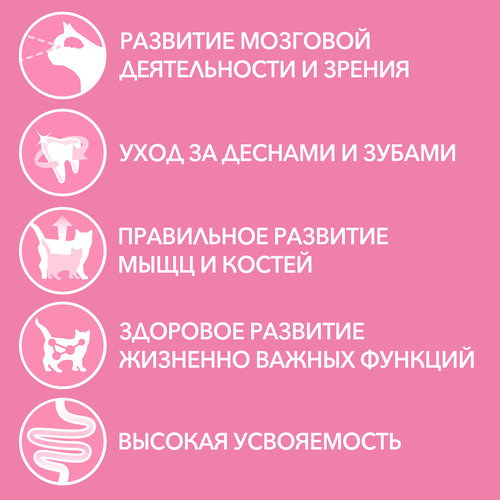 Корм влажный для котят PURINA ONE Курица и морковь, 75г, детальное фото