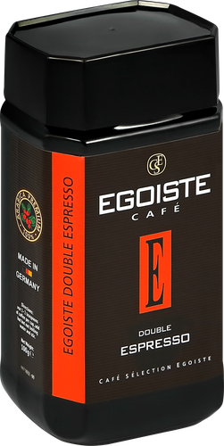 Кофе растворимый EGOISTE Double Espresso Freeze Jar сублимированный ст/б, 100г, фото